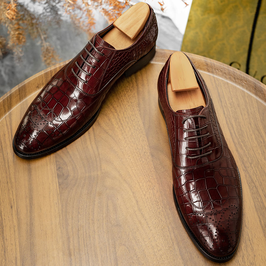 High End Genuine Leather Elegant Dress Oxford Shoes for Men Office Wedding Shoes Plus Size 2026 Hot. 233$